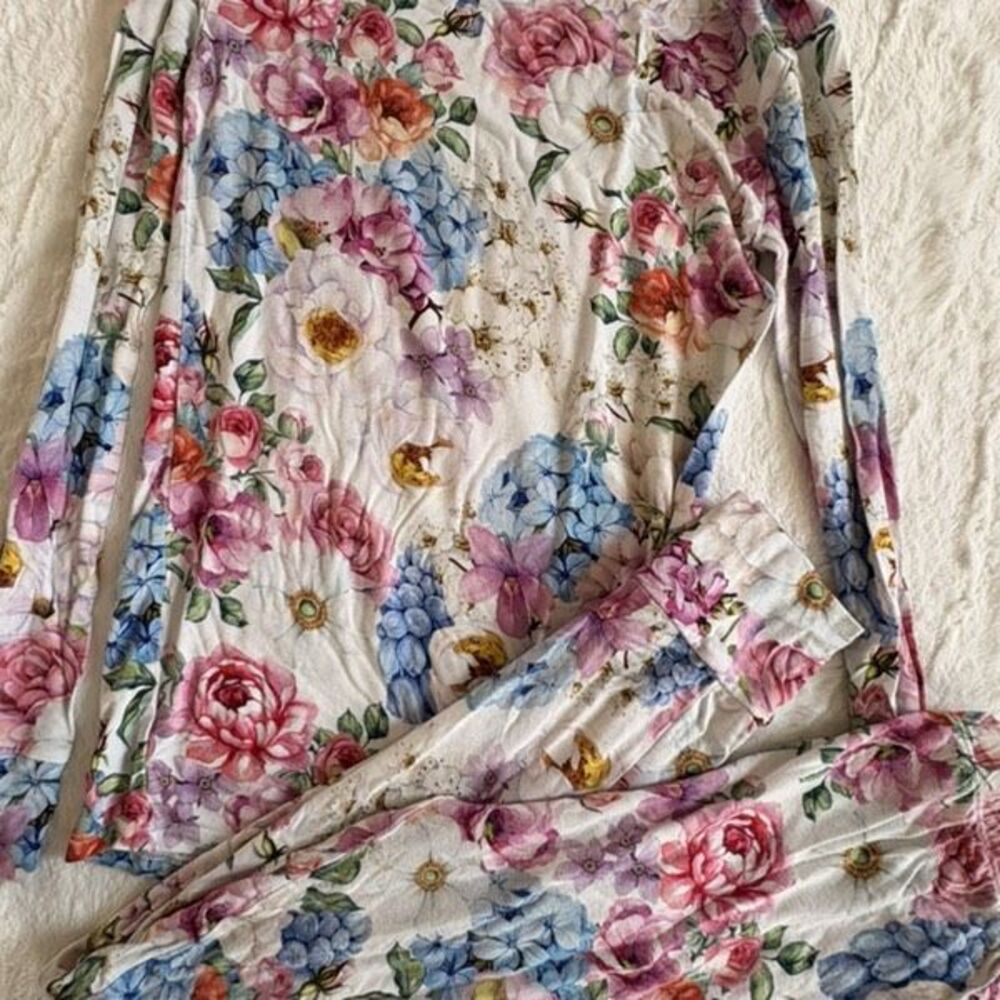 Posh Peanut Floral Pajamas Size 10/12